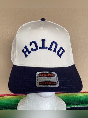 Otto Dutch bros logo upside down  “Dutch” backwards SnapBack hat
